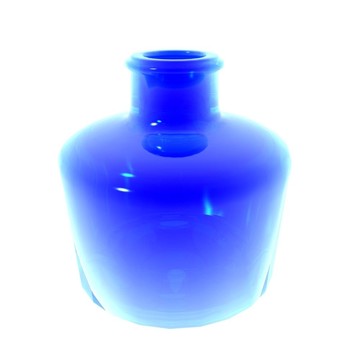 藍(lán)色的花瓶