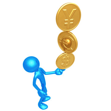 指尖上的金幣平衡