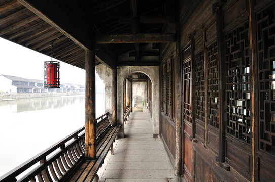 杭州塘棲古鎮(zhèn)風光