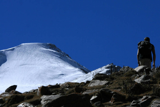 爬山- Stok Kangri（6；150m／20；080ft）；印度