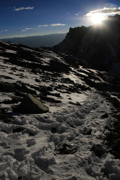 爬山- Stok Kangri（6；150m／20；080ft）；印度