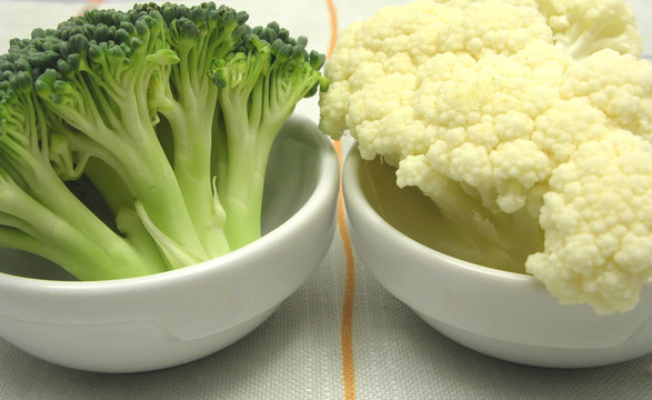 花椰菜和青花菜客棧小碗瓷器