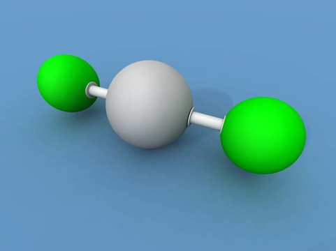 二氟化氙分子