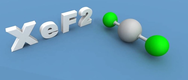 二氟化氙分子