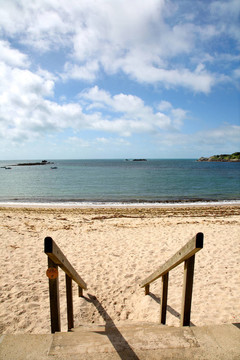 要porthcressa海灘；圣瑪麗錕絪；錫利群島。