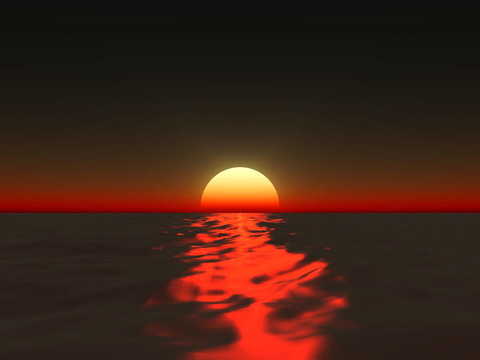 Sea日落