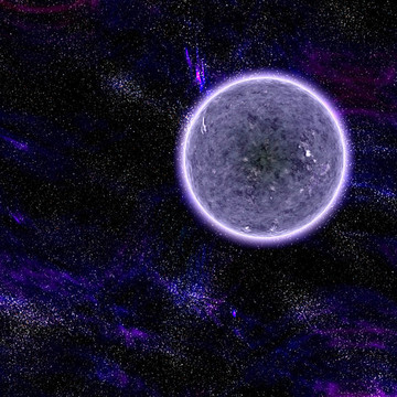 宇宙空間的星球