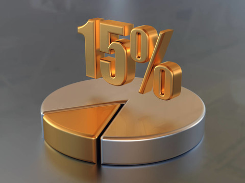 15%