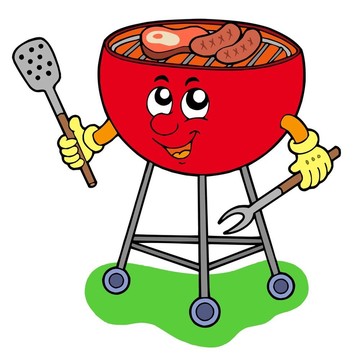 卡通烤肉