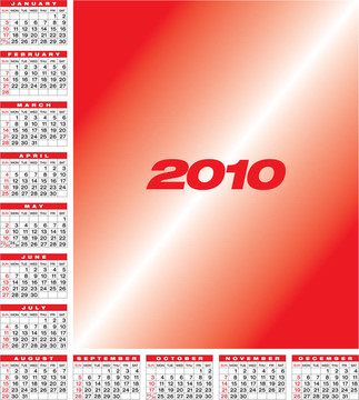 日歷2010