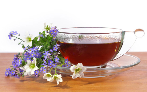 茶與春之花