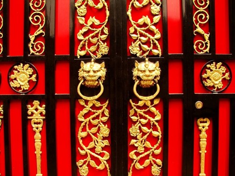 中國龍的門環(huán)