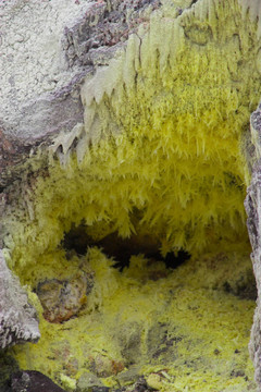 火山口的底部
