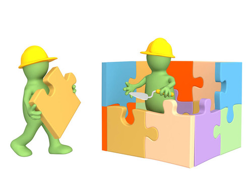 3D木偶建筑房子