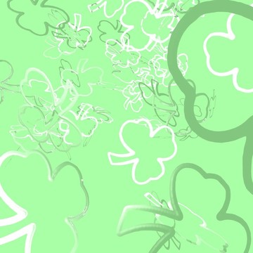 三葉草的紙屑