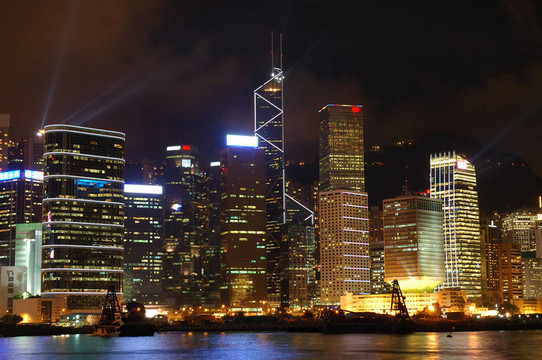 香港城市夜景