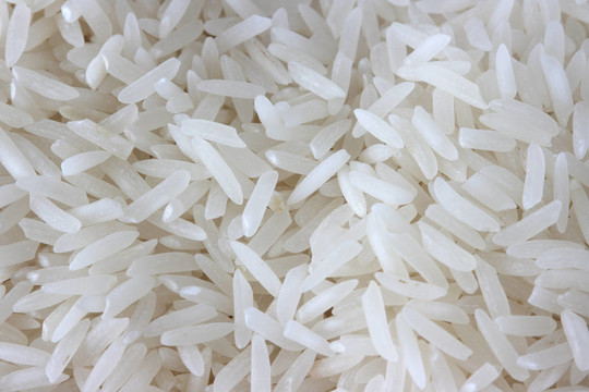 原料大米的特寫