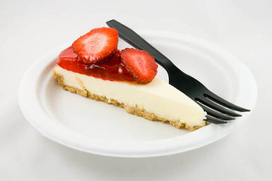 Strawberry Cheesecake用叉子