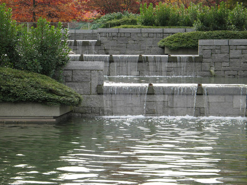 公園里的噴泉