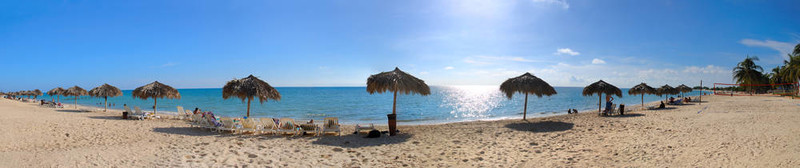 熱帶的古巴海灘