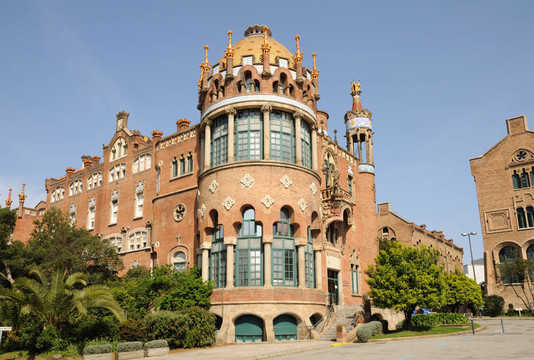 醫(yī)院de la Santa creu我巴塞羅那的Sant Pau；西班牙
