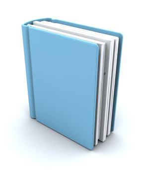 一本書的3D渲染