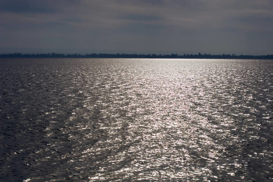 Balaton湖的晚上
