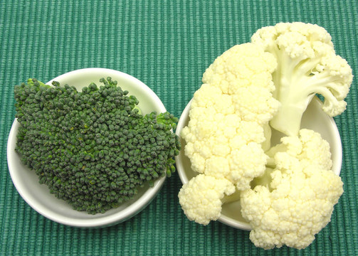 花椰菜和青花菜客棧小碗瓷器