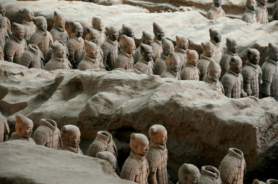 赤陶土士兵；西安；中國(guó)