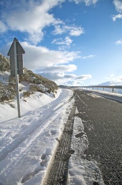 雪道與背征