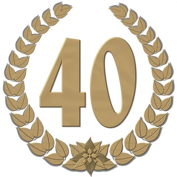 青銅月桂花冠40