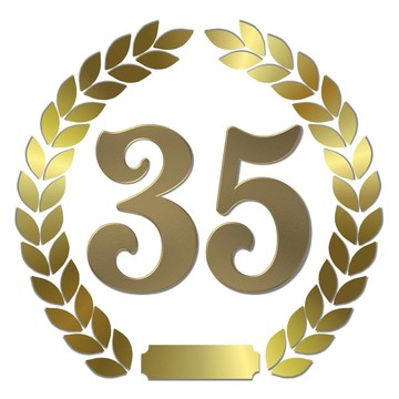 閃亮的金色桂冠花環(huán)