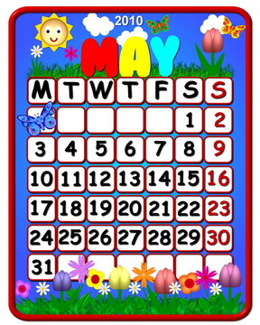 2010日歷可以
