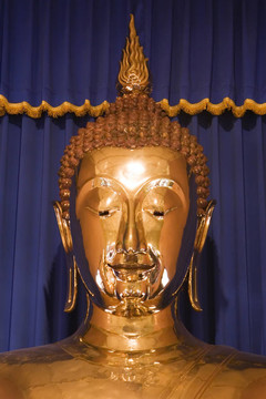 黃金佛寺金佛曼谷；泰國。
