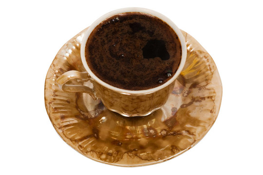 從咖啡杯
