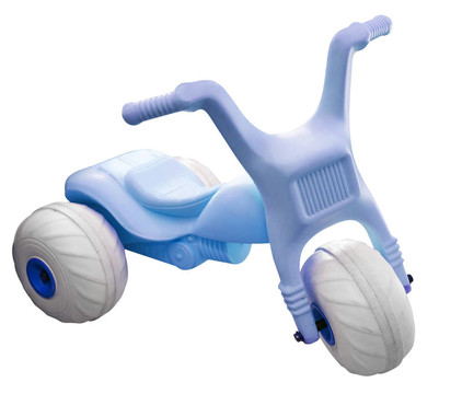 粉紅色的玩具三輪車