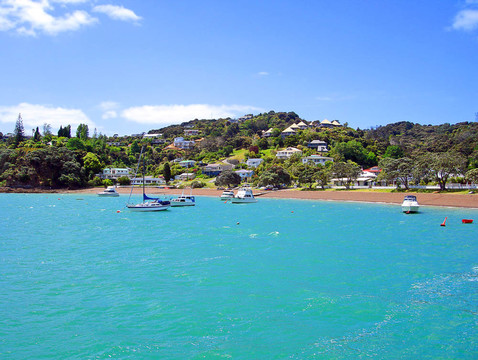 羅素海岸帶海景房；新西蘭