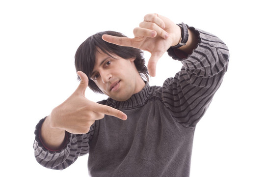 年輕休閑的男孩