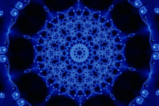 藍(lán)色發(fā)光寶石；