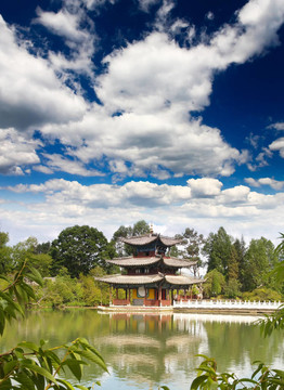 麗江附近的風景公園