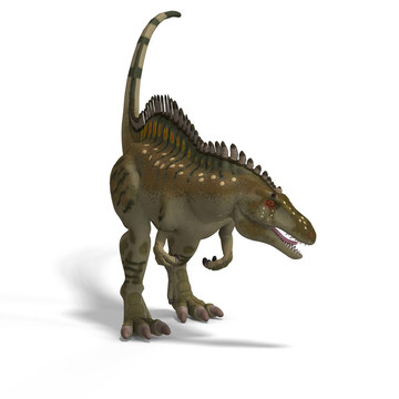 恐龍Acrocanthosaurus