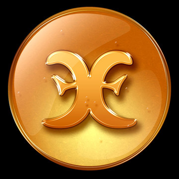 雙魚座生肖按鈕圖標(biāo)
