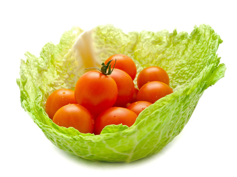 西紅柿卷心菜