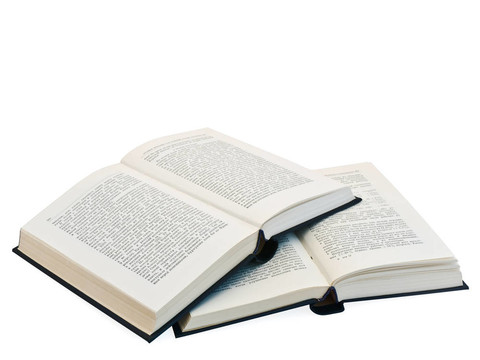 打開的書