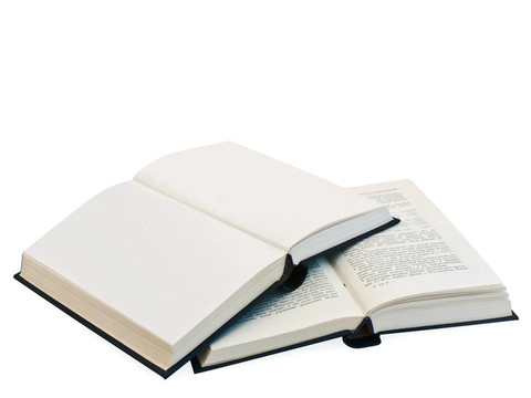 打開的書