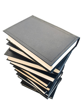 一堆書