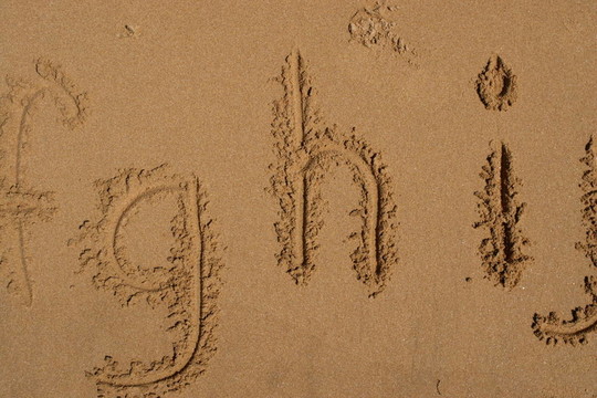 sandalphabet