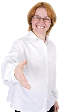 戴眼鏡的女孩