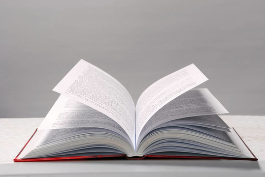 打開的書