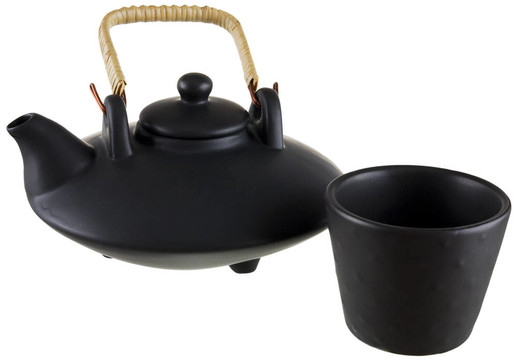 日本茶壺和茶杯